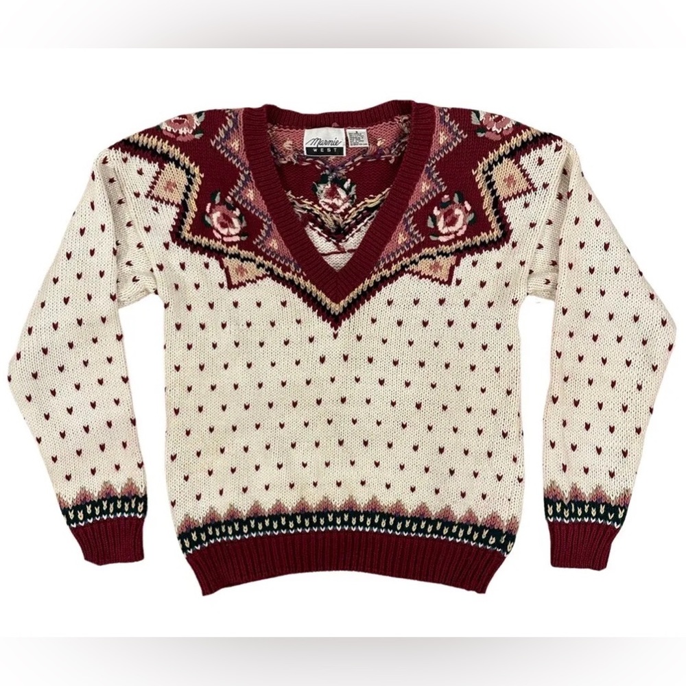 1990’s Vintage Marnie West Knit Sweater